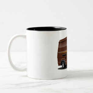 Lieferwagen für Cartoon Zweifarbige Tasse