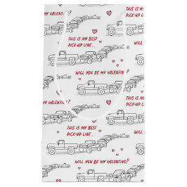 Lieferwagen Line Valentine Funny Lover Kleine Geschenktüte