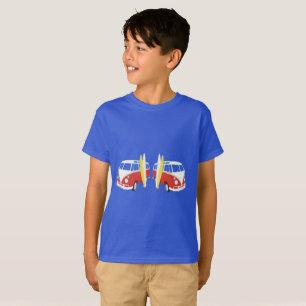 Lieferwagen mit Surfbrett T-Shirt