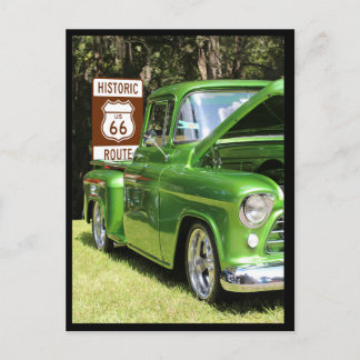 Lieferwagen Route 66 Geschenke Postkarte