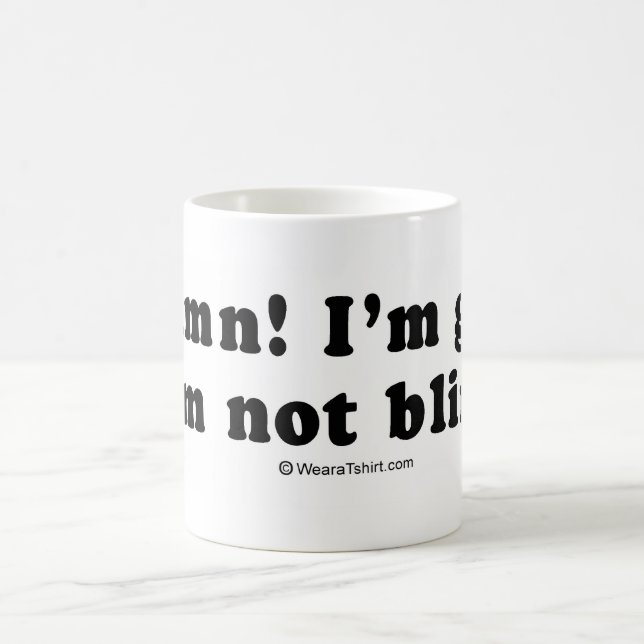 Lieferwagen zeichnet - "ich bin froh ich bin nicht kaffeetasse (Mittel)