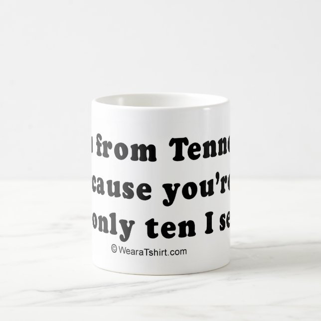 LIEFERWAGEN ZEICHNET - "kommen Sie aus Tennessee? Kaffeetasse (Mittel)