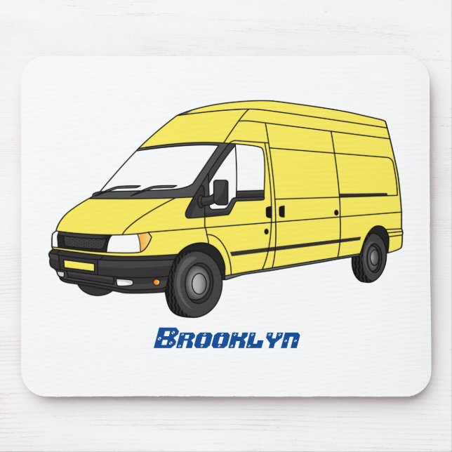 Lieferwagenillustrierung Mousepad (Vorne)