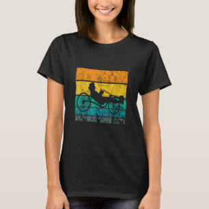 Liegende Dreiradfahrer Vintage Retro Triker Recum T-Shirt