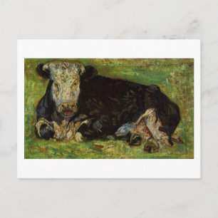 Liegende Kuh, Vincent van Gogh Postkarte