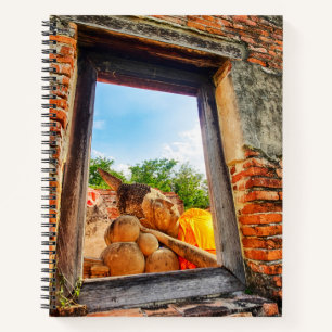 Liegender Buddha, Ayutthaya Notizbuch