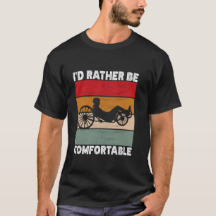 Liegendes Dreirad Fahrrad Liegendes Fahrrad T-Shirt