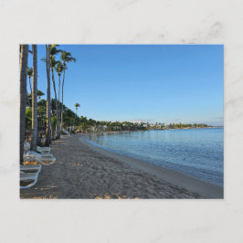 Liegestuhl, Strandpostkarte Postkarte