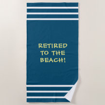 Liegevoll bis zum Strand, weiße Streifen, blau des