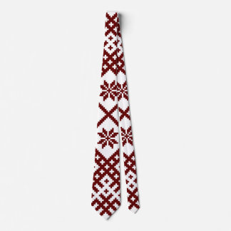 Lielvarde Belt Motif Symbole Nordic Star Krawatte
