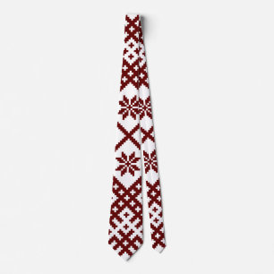 Lielvarde Gurt-Motiv-Symbol-nordischer Stern Krawatte