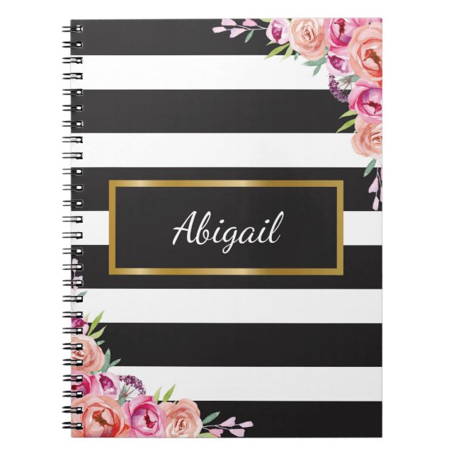 Lien spirale de journal personnalisable avec pages (Devant)