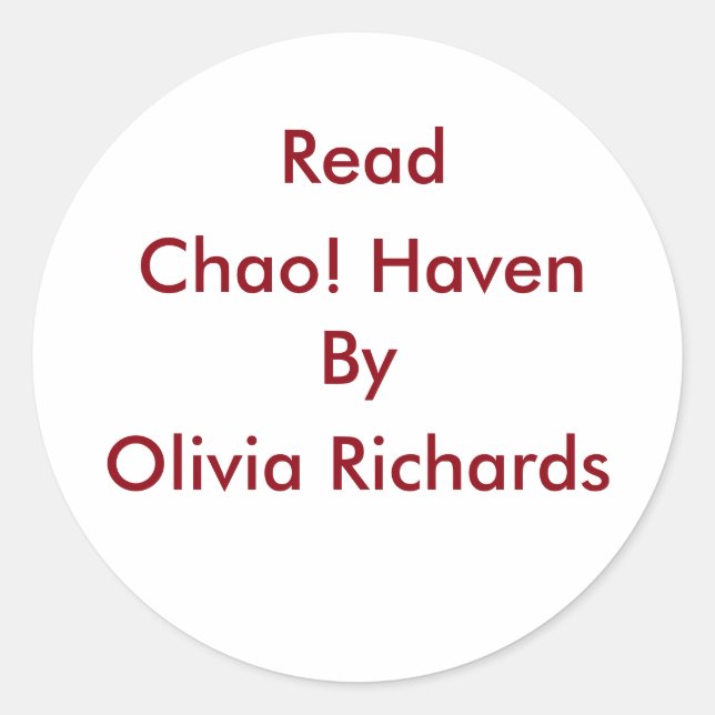 Lies Chao! Aufkleber (Vorderseite)