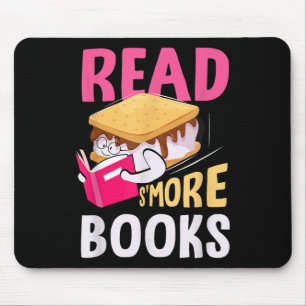Lies mehr Bücher Camping Bücherwurm Bibliothekar S Mousepad