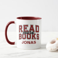 Lies mehr Bücher Maroon Varsity Leser Bücherwurm