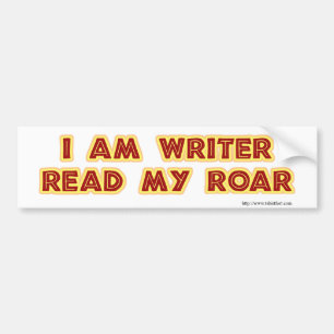 Lies mein Roar Autor Motto Funny Autoaufkleber