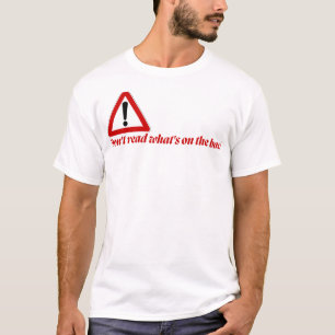 Lies nicht hinten Lustiges T-Shirt