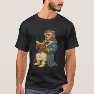 Lies weiter als Schlafenszeit Schlafbär Bücherwurm T-Shirt