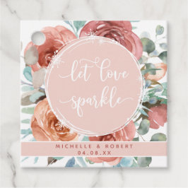 Ließ Liebe Spakle Ethereal Rose Goldflora Sparkler Geschenkanhänger