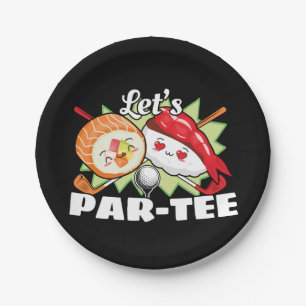 Ließt Par T-Shirt Golf Pun - Golfplatz Party Pappteller