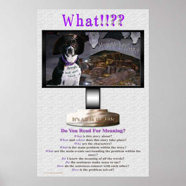 Liest du für ein Poster? Poster (Vorne)