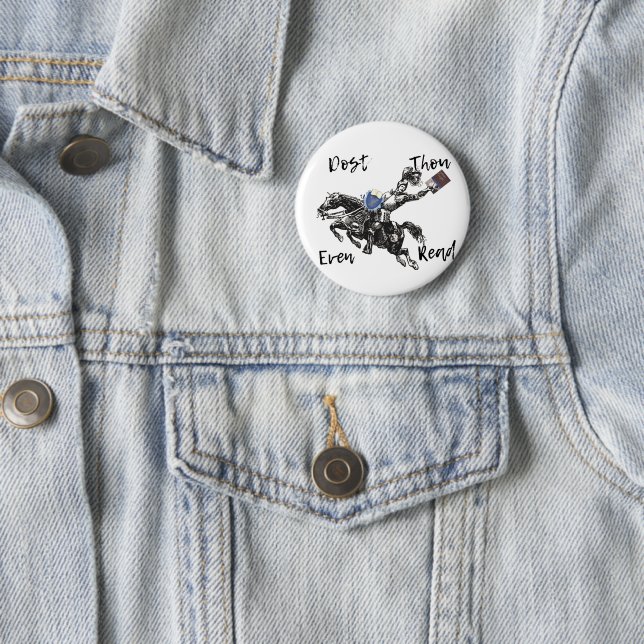 Liest du überhaupt? Pin Button (Beispiel)