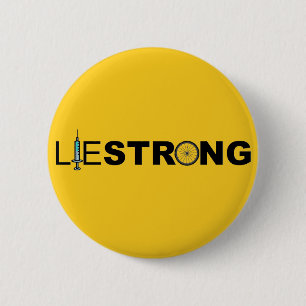 LIESTRONG - Lance Armstrong Button