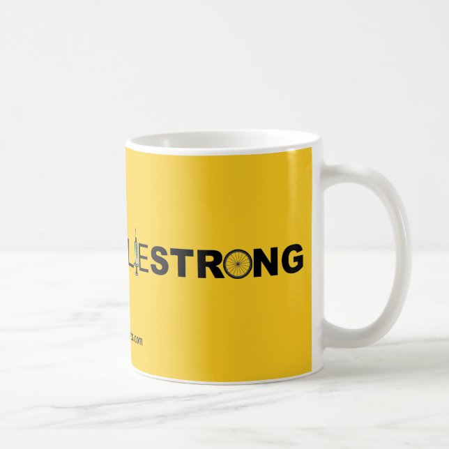 LIESTRONG - Lance Armstrong Kaffeetasse (Rechts)