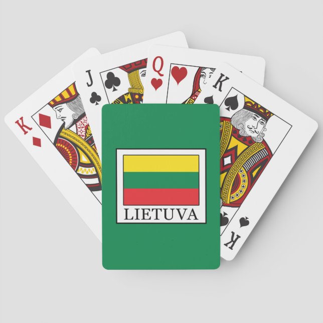 Lietuva Spielkarten (Rückseite)
