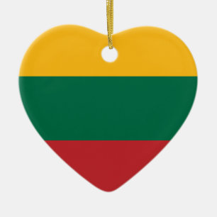 Lietuvos Valstybės Vėliava, Vytis, Litauen-Flagg Keramikornament