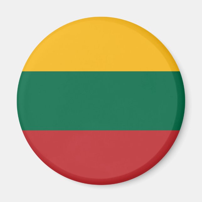 Lietuvos Valstybės Vėliava, Vytis, Litauische Flag Magnet (Vorne)