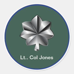Lieutenant-colonel militaire Sticker