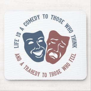 LIFE-Anführungsmousepad Mousepad