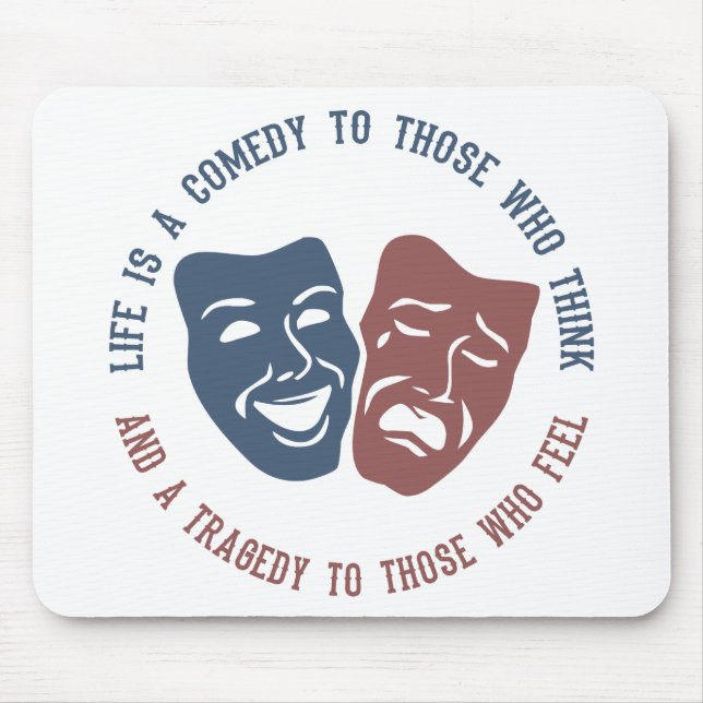 LIFE-Anführungsmousepad Mousepad (Vorne)