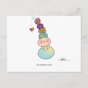 LIFE BEGETS LIFE Carte postale par April McCallum