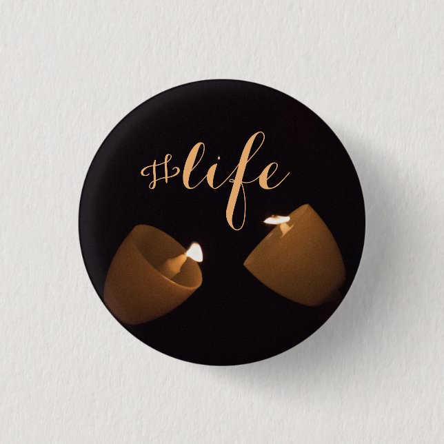 "#Life" bestätigenknopf für Button (Vorderseite)