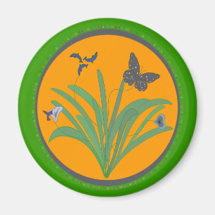 Life Blume Magnet