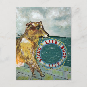 Life Buoy Seife Vintages Werbeplakat Postkarte