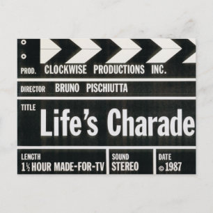 LIFE-CHARADE-Postkarten Postkarte