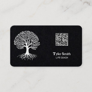 Life Coach Premium QR Business Card Visitenkarte