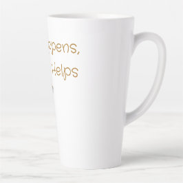 Life Happens, Coffee Helps – Funny Coffee stuff Milchtasse