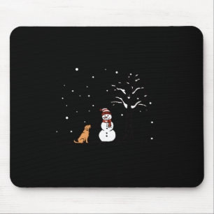 Life I Liebe Sie Friedlich Winter Snowman Hund The Mousepad