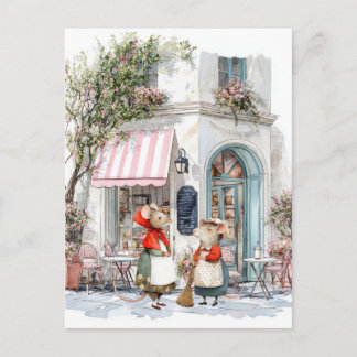 Life in Mice Town-Serie - Ladies Talk Postkarte
