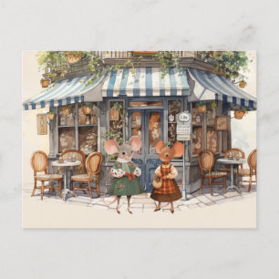 Life in Mice Town Series Carte postale - Faisons d