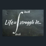 Life Integral - Math Poster<br><div class="desc">Lebensintegral</div>