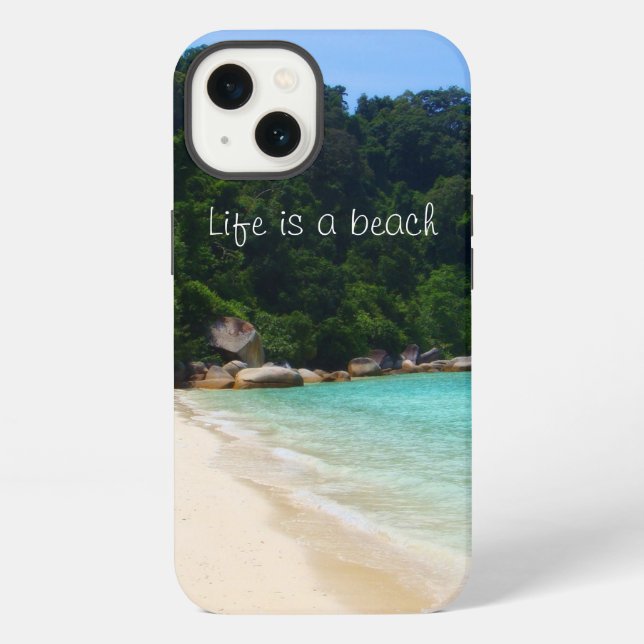 Life is a Beach Case-Mate iPhone Case Hülle (Rückseite)
