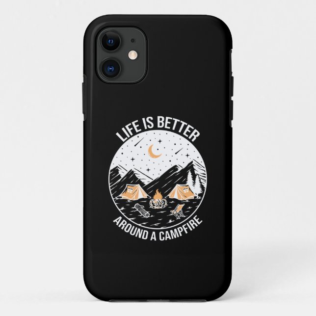 Life Is Better Around A Campfire Case-Mate iPhone Hülle (Rückseite)