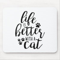 Life is better with a Cat Cute Cat Captions Aesthe