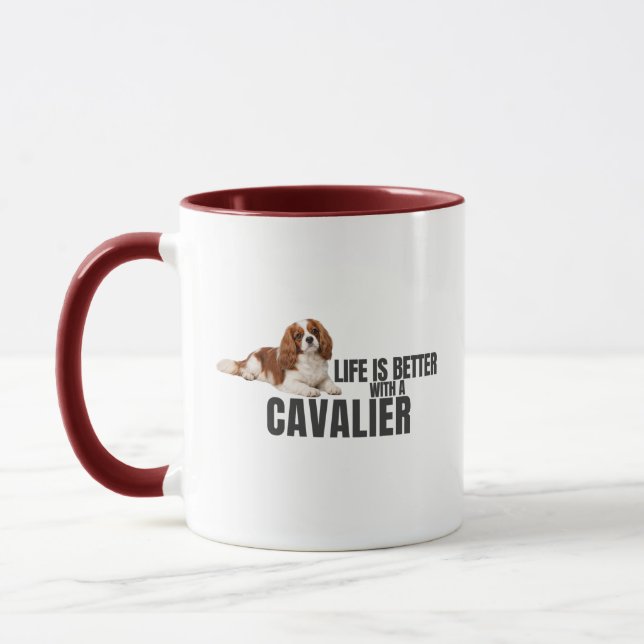 Life Is Better With a Cavalier Mug Tasse (Links)