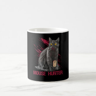 Life is better with Cats Mouse Hunter Kaffeetasse